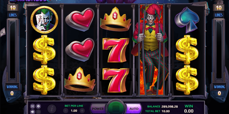 เครื่องมือของเกม joker madness biogaming